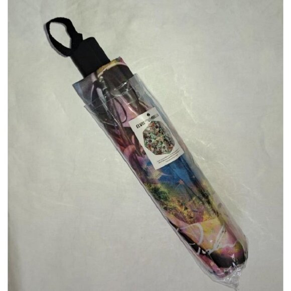 Elvis Presley Collage 40" Width Compact Umbrella The King Licensed Photos New - Picture 3 of 3